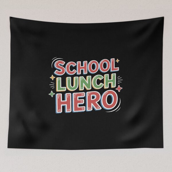 Item preview, Lunch Hero Squad Tie Dye Food Service Workers School staff designed and sold by Voidbinder.