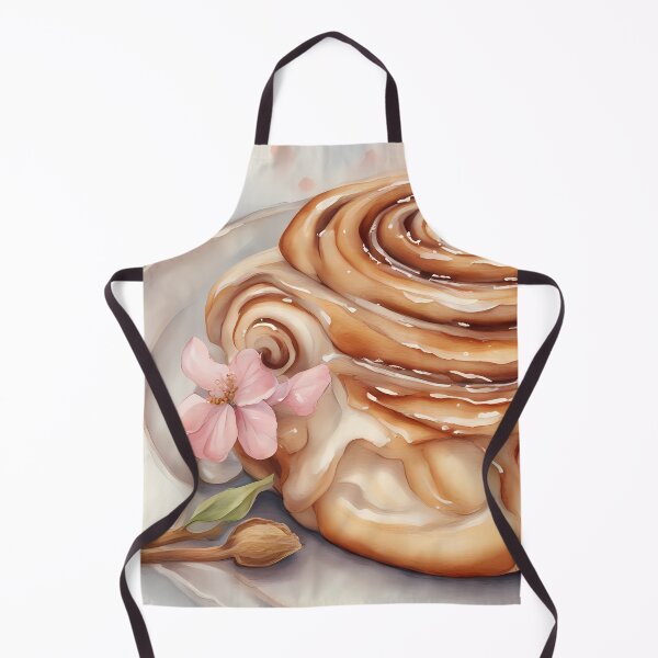 Item preview, Cinnamon Bun on Plate designed and sold by CalmnessbyChoice.