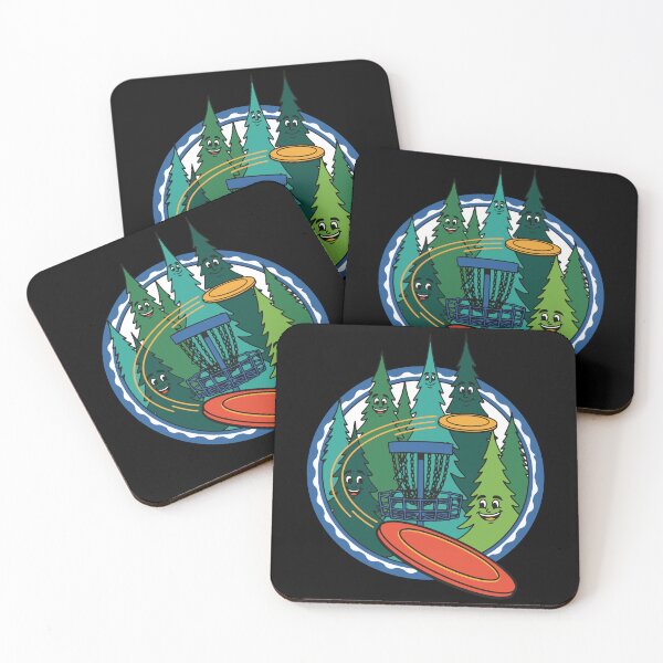 Item preview, Funny Disc Golf Flying Disc Basket Forest Scene designed and sold by LuminOrb.