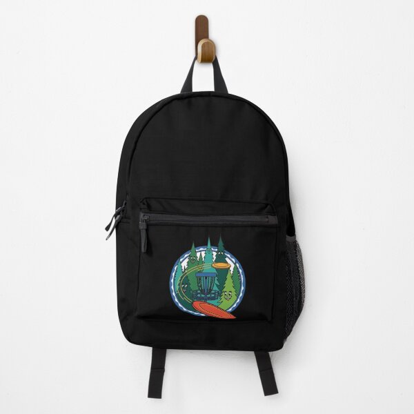 Item preview, Funny Disc Golf Flying Disc Basket Forest Scene designed and sold by LuminOrb.