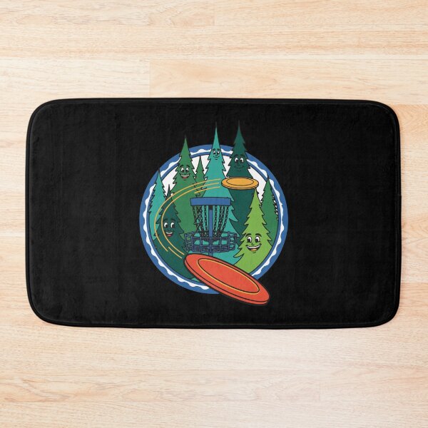 Item preview, Funny Disc Golf Flying Disc Basket Forest Scene designed and sold by LuminOrb.