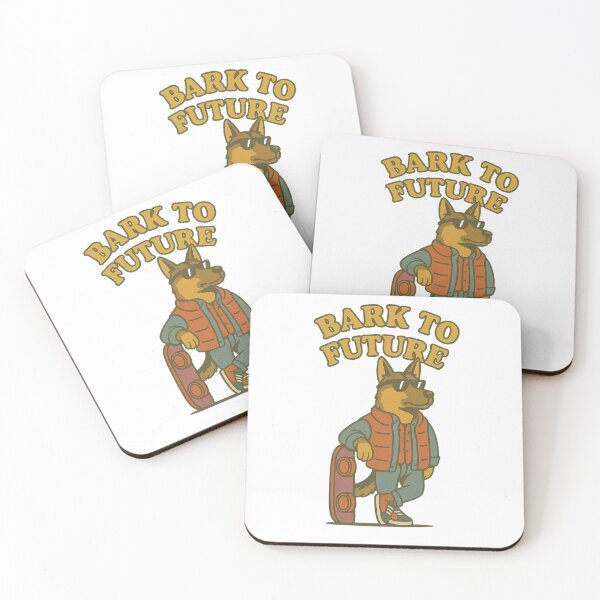 Item preview, Bark to the Future Funny Dog Movie Parody Design designed and sold by LaughLab Apparel.