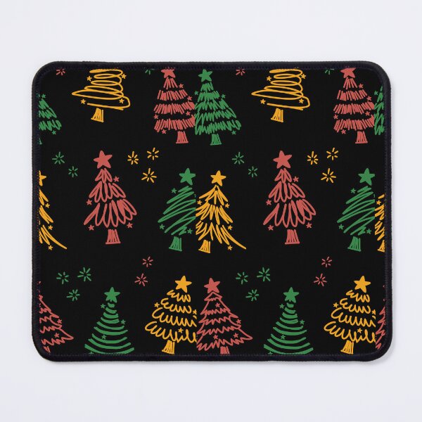 Item preview, Hand-Drawn Christmas Trees Pattern – Festive Holiday Illustration . designed and sold by Anime-Clothes1.