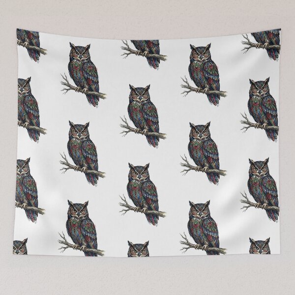 Item preview, Gothic Aesthetic: Crypt Owl Watcher designed and sold by bapupa.