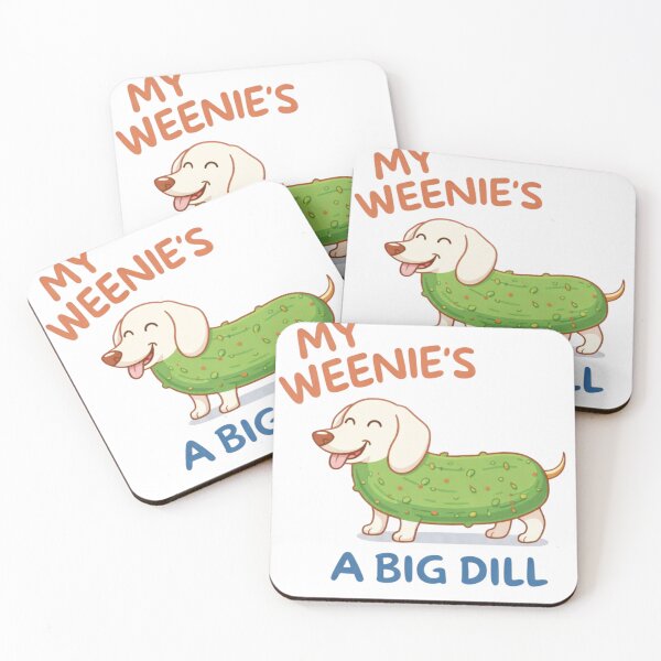 Item preview, My Weenie’s a Big Dill – Funny Dachshund Pickle Pun designed and sold by haitrieuic96.
