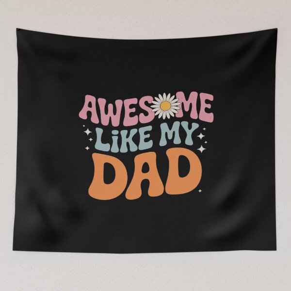 Item preview, awesome like my dad matching fathers day family kids Groovy  designed and sold by NailMolisa.
