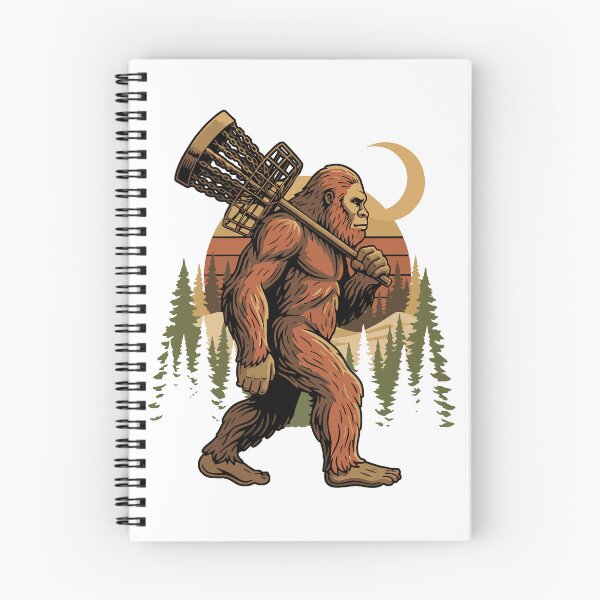 Item preview, Bigfoot Disc Golf Basket Walker Funny Disc Golfer designed and sold by LuminOrb.