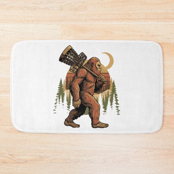 Item preview, Bigfoot Disc Golf Basket Walker Funny Disc Golfer designed and sold by LuminOrb.