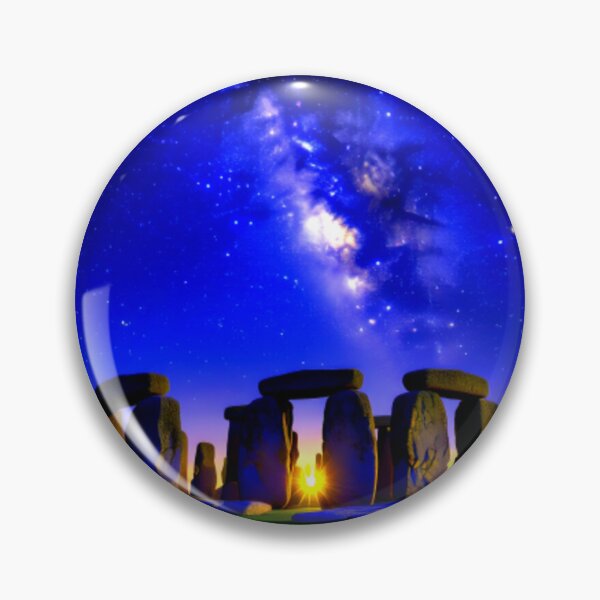Item preview, stonehenge fluorescence dark night colorful abstract design designed and sold by SmashingDeals.