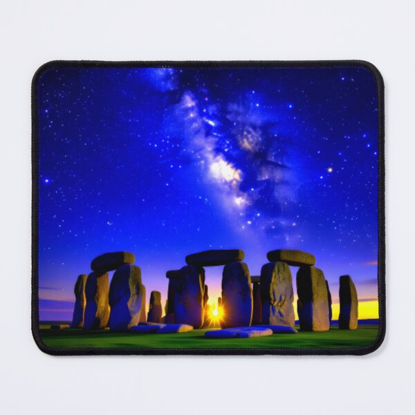 Item preview, stonehenge fluorescence dark night colorful abstract design designed and sold by SmashingDeals.