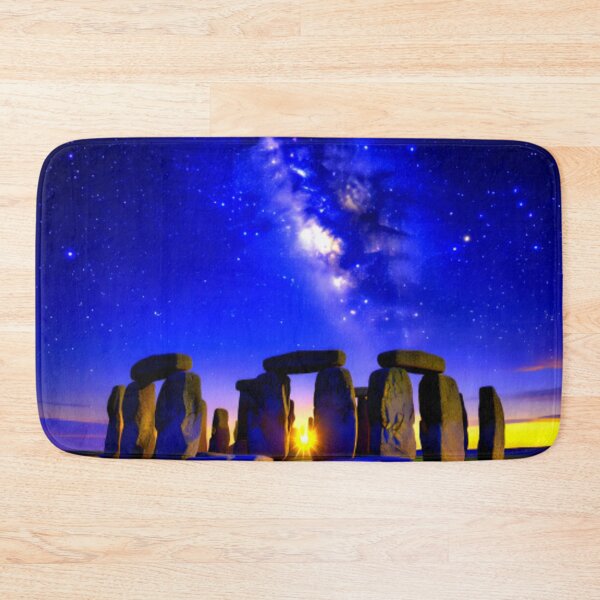 Item preview, stonehenge fluorescence dark night colorful abstract design designed and sold by SmashingDeals.