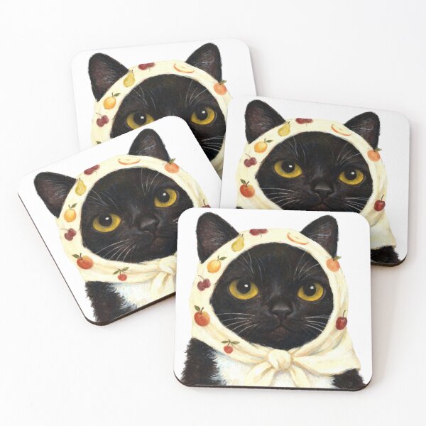 Item preview, cute cate in scarf designed and sold by ArtSE46.