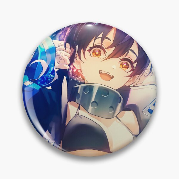 Item preview, Tamaki Kotatsu Fire Force Anime Fierce Blue Energy Girl designed and sold by thedarvills.