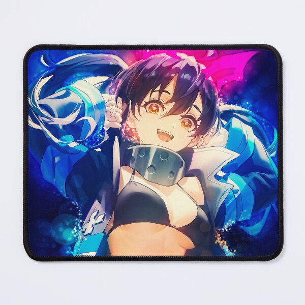 Item preview, Tamaki Kotatsu Fire Force Anime Fierce Blue Energy Girl designed and sold by thedarvills.
