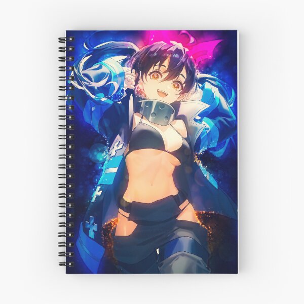 Item preview, Tamaki Kotatsu Fire Force Anime Fierce Blue Energy Girl designed and sold by thedarvills.