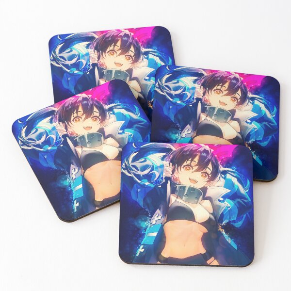 Item preview, Tamaki Kotatsu Fire Force Anime Fierce Blue Energy Girl designed and sold by thedarvills.