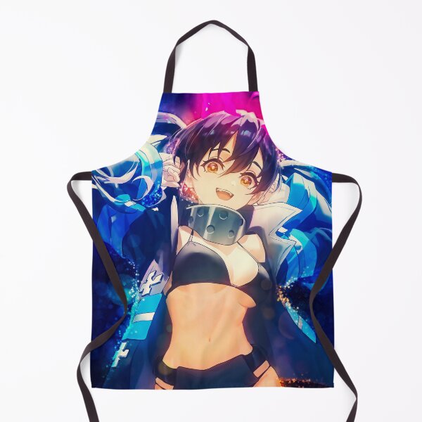 Item preview, Tamaki Kotatsu Fire Force Anime Fierce Blue Energy Girl designed and sold by thedarvills.