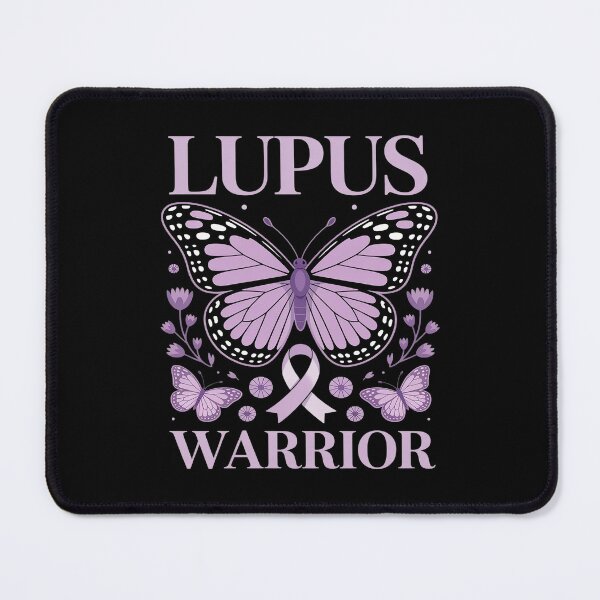 Item preview, Lupus Warrior Butterfly Lupus Awareness Lupus Fighter designed and sold by Shannon Bosley.