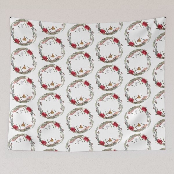 Item preview, Wreath- Gum Tree & Butterflies designed and sold by CandelaRiveros.