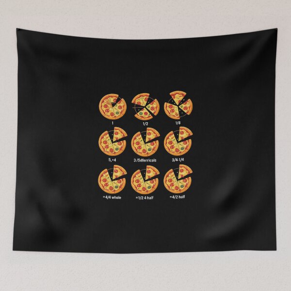 Item preview, Maths Day Costume Idea Kids Teachers Pizza Slice Fraction  designed and sold by DigitaldeligArt.