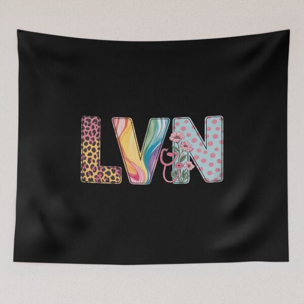 Item preview, LVN Leopard Licensed Vocational Nurse LVN Nursing LVN Nurse designed and sold by Shannon Bosley.