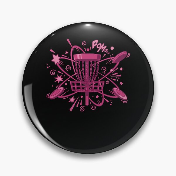 Item preview, Pom Star Disc Golf Basket Fun Art designed and sold by LuminOrb.