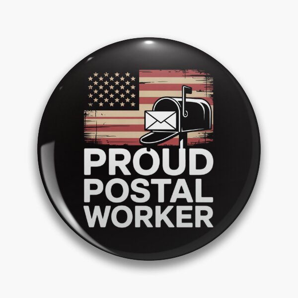 Item preview, Postal Carrier Proud Postal Worker American Flag Postman designed and sold by ForestMmost.