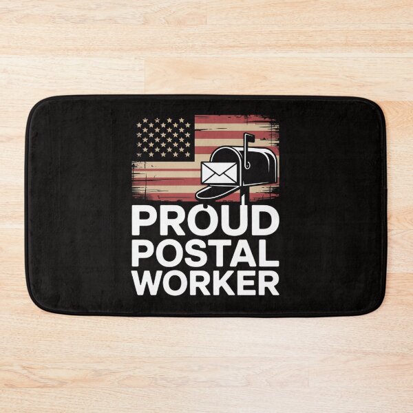 Item preview, Postal Carrier Proud Postal Worker American Flag Postman designed and sold by ForestMmost.