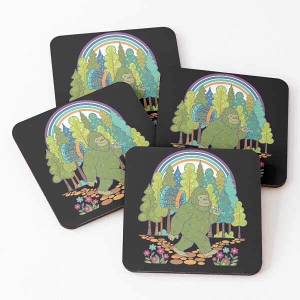 Item preview, Bigfoot Disc Golf Funny Disc Golfer Flying Disc designed and sold by LuminOrb.