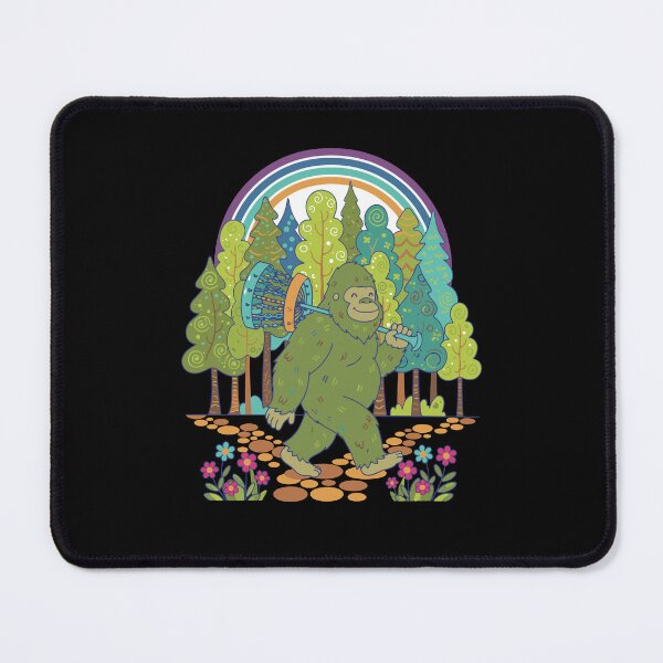 Item preview, Bigfoot Disc Golf Funny Disc Golfer Flying Disc designed and sold by LuminOrb.