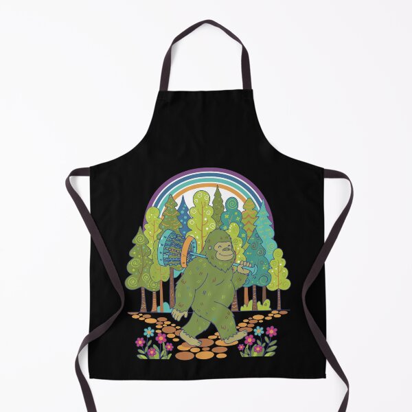 Item preview, Bigfoot Disc Golf Funny Disc Golfer Flying Disc designed and sold by LuminOrb.