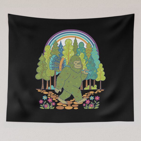 Item preview, Bigfoot Disc Golf Funny Disc Golfer Flying Disc designed and sold by LuminOrb.