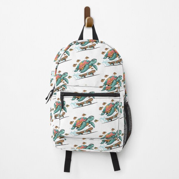 Item preview, Radical Skater Sea Turtle Cartoon designed and sold by zoughlal.