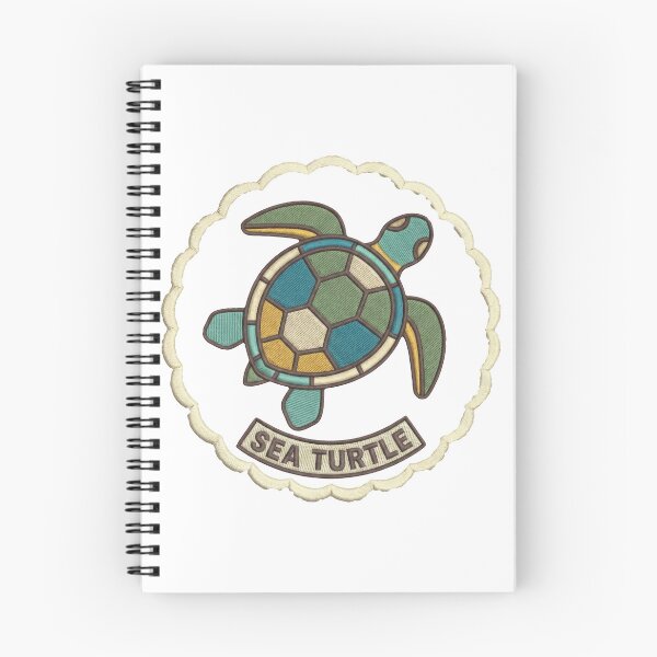 Item preview,  Faux Embroidery Sea Turtle Patch Design designed and sold by zoughlal.