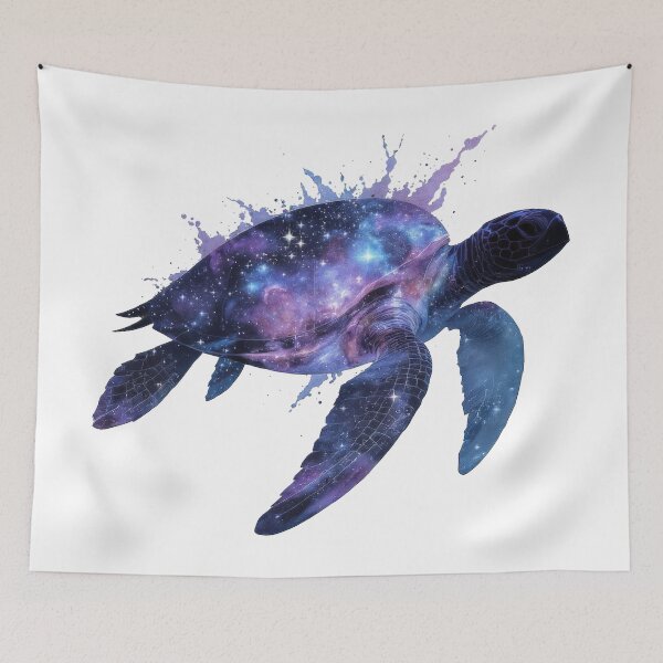 Item preview,  Deep Space Purple Cosmic Sea Turtle designed and sold by zoughlal.