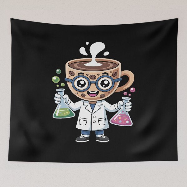 Item preview, Mad Scientist Boba Cup Mixing Wild Flavors Cute Funny designed and sold by Shannon Bosley.