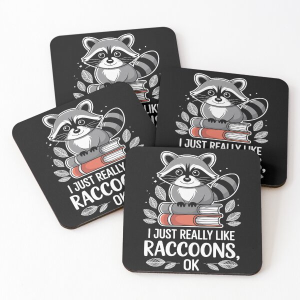 Item preview, I Just Really Like Raccoons OK Raccoon Animal Gifts Funny designed and sold by trinfhri.