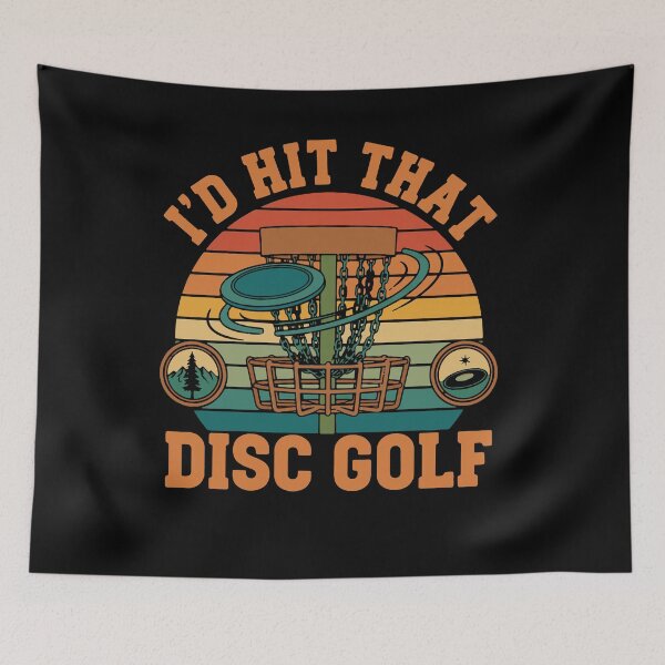 Artikelvorschau, Ich hab's getroffen! Disc Golf Retro Lustiges Disc Golf entworfen und verkauft von LuminOrb.