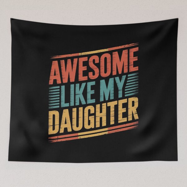 Item preview, Awesome like my daughter 3  designed and sold by NailMolisa.