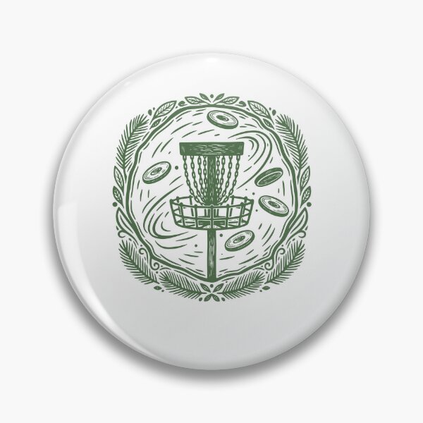 Item preview, Disc Golf Scene Flying Disc Golfers Art designed and sold by LuminOrb.