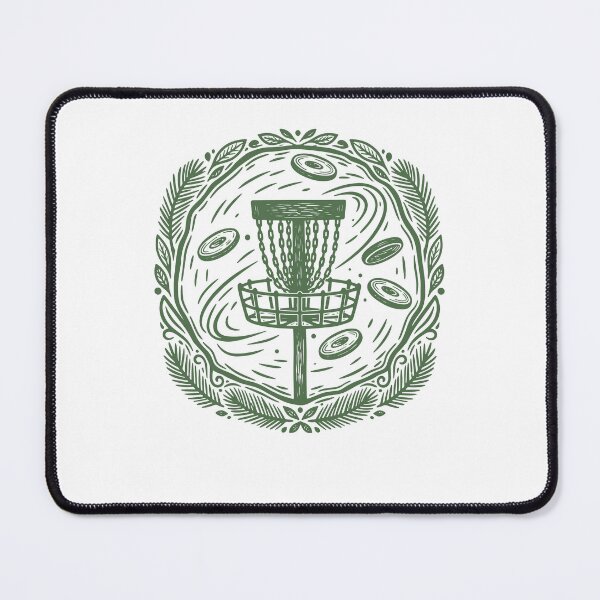 Item preview, Disc Golf Scene Flying Disc Golfers Art designed and sold by LuminOrb.