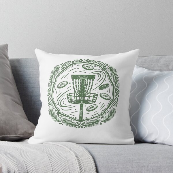 Item preview, Disc Golf Scene Flying Disc Golfers Art designed and sold by LuminOrb.