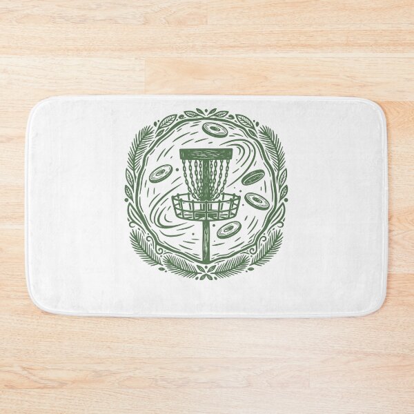 Item preview, Disc Golf Scene Flying Disc Golfers Art designed and sold by LuminOrb.