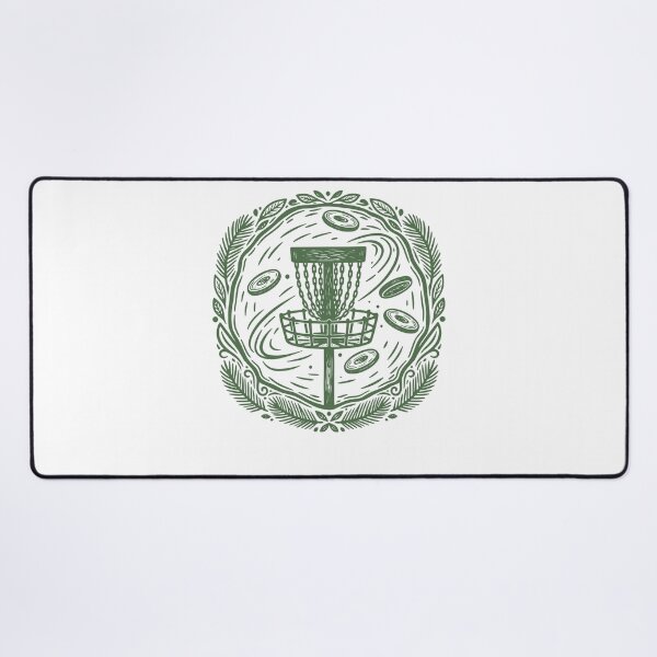 Item preview, Disc Golf Scene Flying Disc Golfers Art designed and sold by LuminOrb.