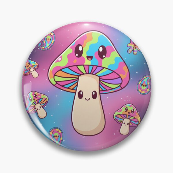 Item preview, Phycadellic rainbow hippie mushroom design designed and sold by Pedro  Fart Faced McGee.