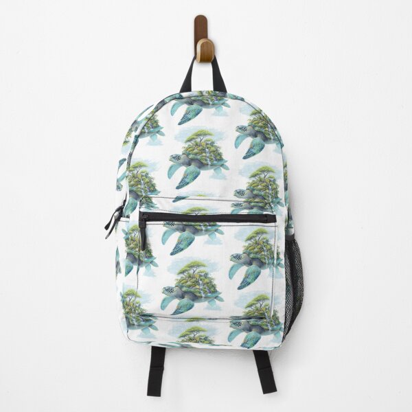 Item preview, Mythical Island Turtle Waterfall Fantasy Art designed and sold by zoughlal.