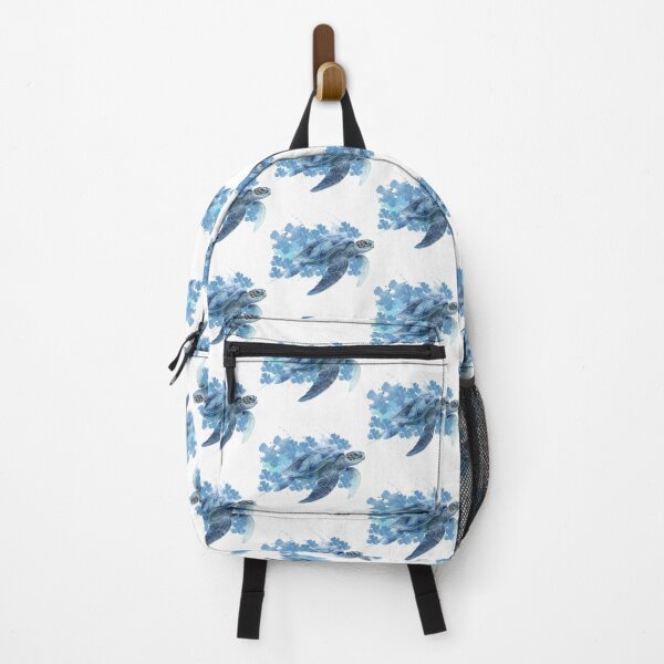 Item preview, Abstract Blue Smoke Effect Sea Turtle designed and sold by zoughlal.