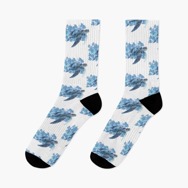 Item preview,  Abstract Blue Smoke Effect Sea Turtle designed and sold by zoughlal.