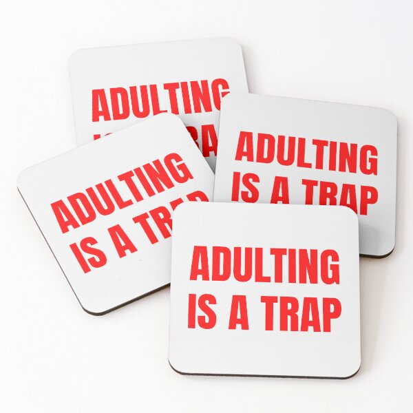 Item preview, ADULTING IS A TRAP designed and sold by priyamjyoti.