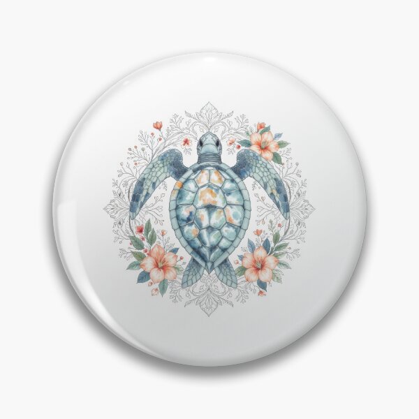 Item preview,  Vintage Botanical Sketch Style Sea Turtle designed and sold by zoughlal.